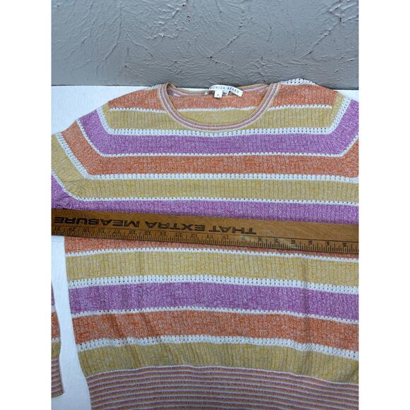 Veronica Beard Women’s Raimi Striped Multicolored Knit Sweater Sweater Size XL - Picture 4 of 4